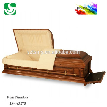 American new style oak burial casket supplier